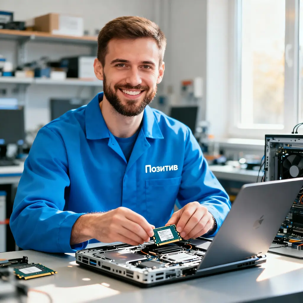 заменить HDD на SSD на ноутбуке в Зеленодольске