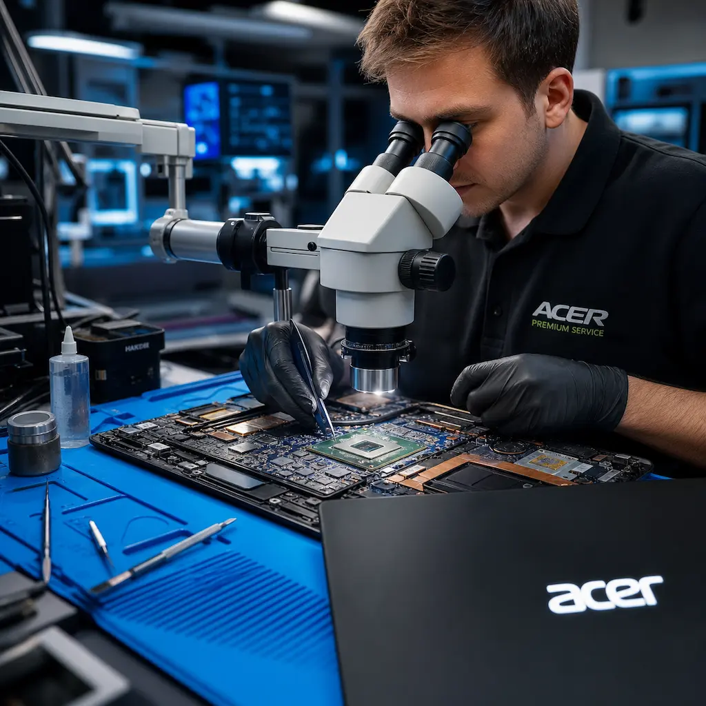Замена видеокарты ноутбука Acer в Зеленодольске