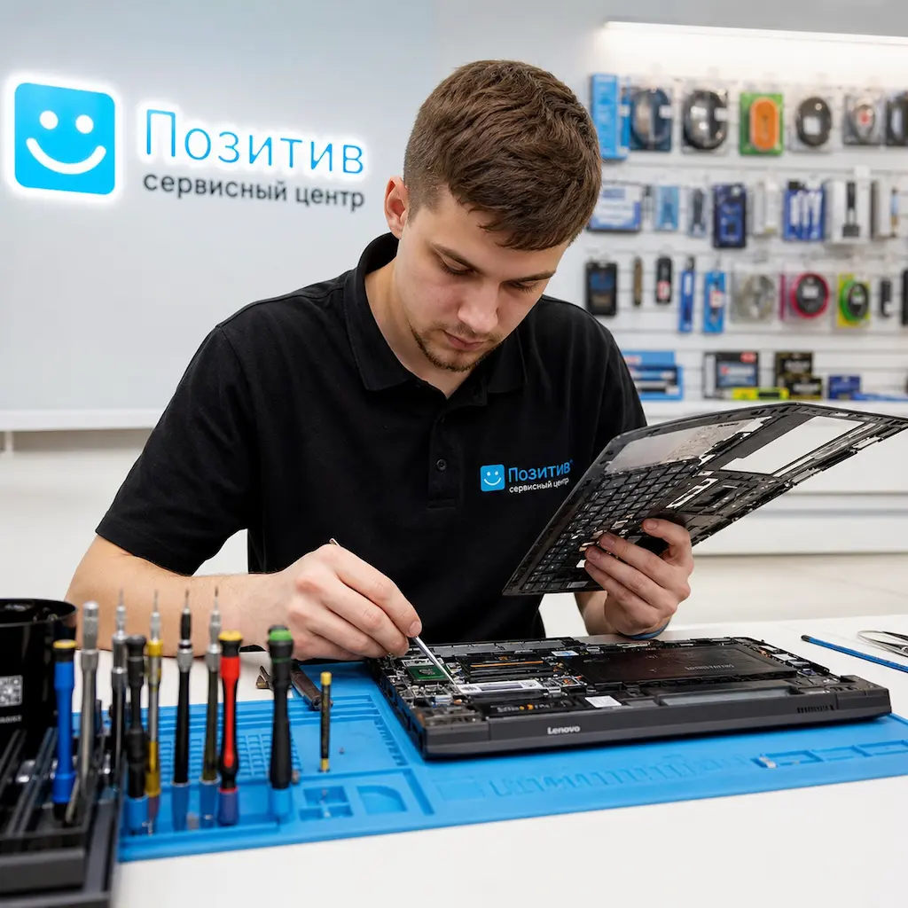 заменить клавиатуру на ноутбуке Lenovo в Зеленодольске