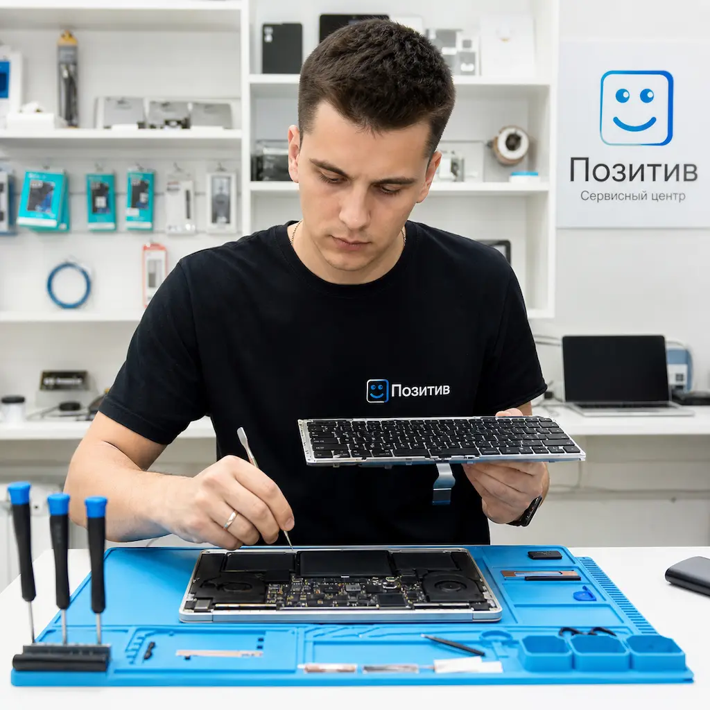 заменить клавиатуру на Apple Macbook в Зеленодольске