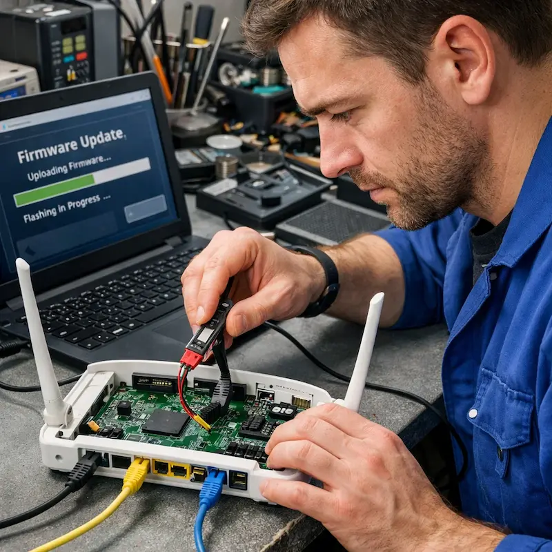 Обновление прошивки роутера в Зеленодольске