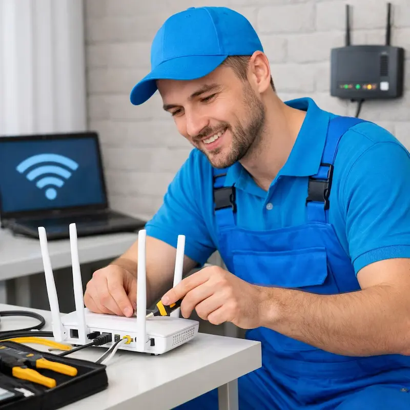 Настройка Wi - Fi в Зеленодольске