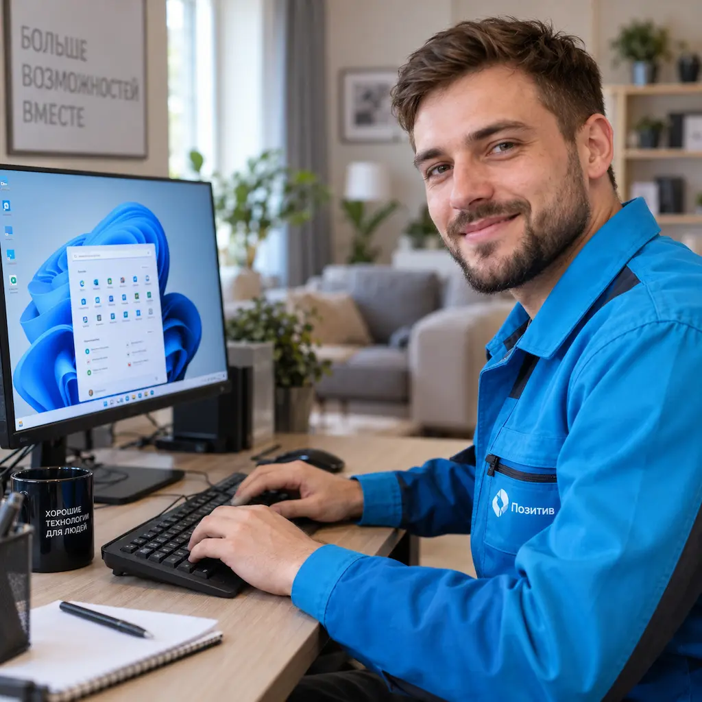 Настройка Windows в Зеленодольске на дому