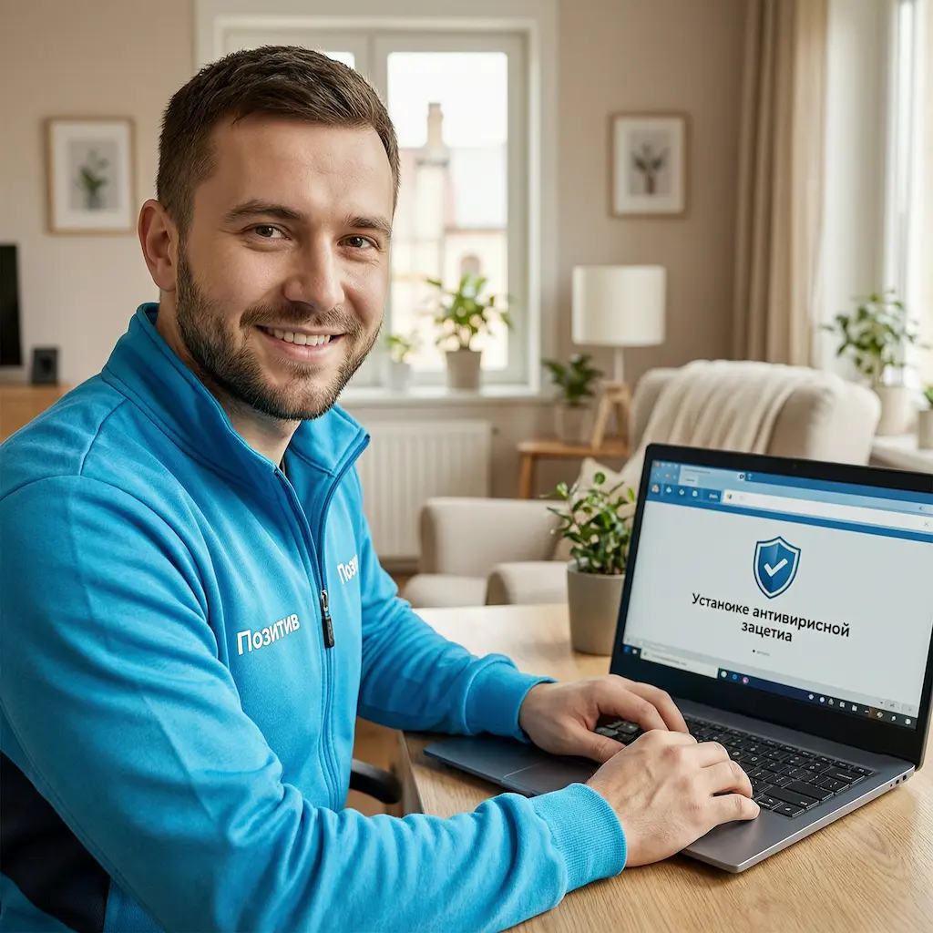 Установка антивируса в Зеленодольске на дому
