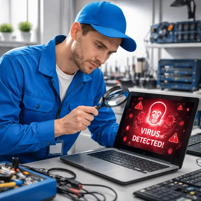 Поиск компьютерных вирусов в Зеленодольске